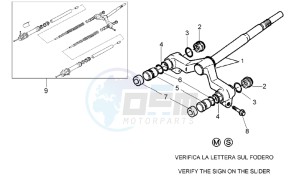 SR 50 Air 1997-2001 drawing Front fork I