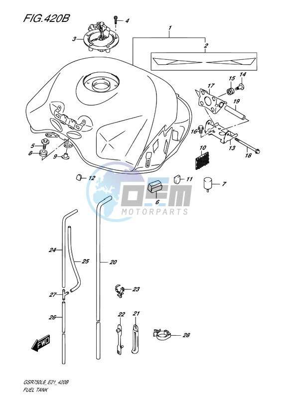 FUEL TANK (FOR YSF)