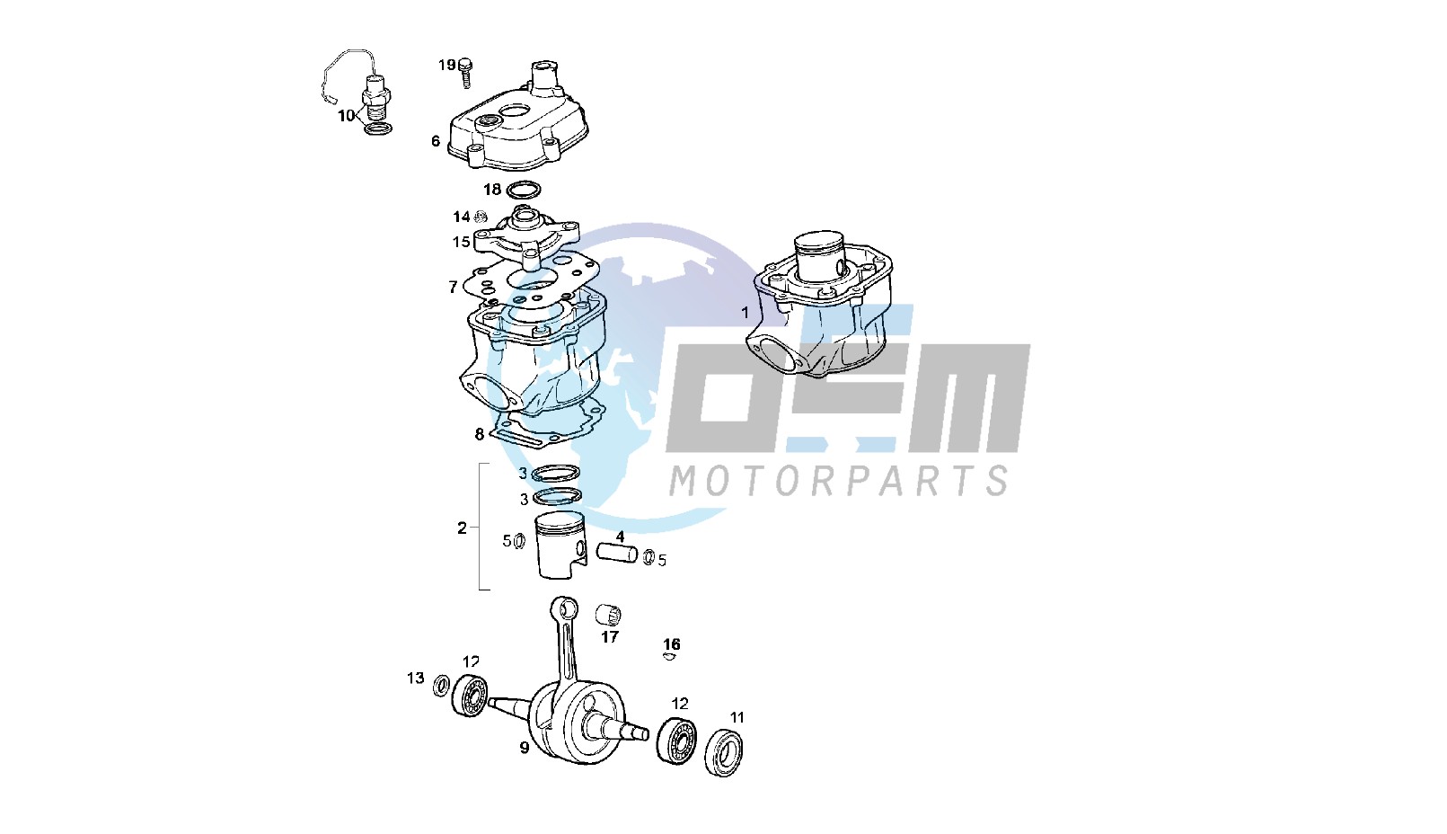 CRANKSHAFT - CYLINDER