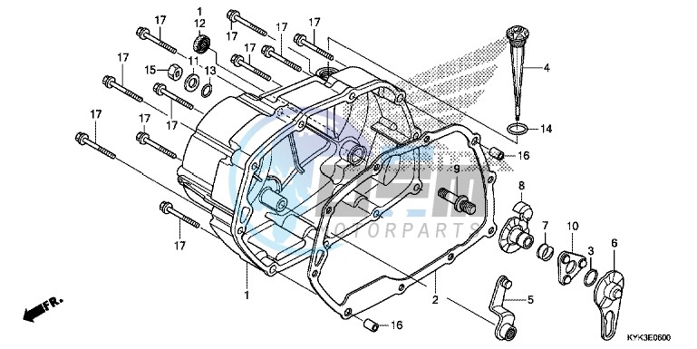 RIGHT CRANKCASE COVER