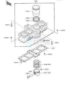 ZX 600 C [NINJA 600R] (C1-C2) [NINJA 600R] drawing CYLINDER_PISTON-- S- -