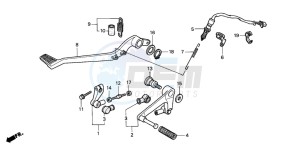 XL1000VA VARADERO drawing PEDAL