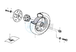 NRG PUREJET 50 drawing Rear Wheel