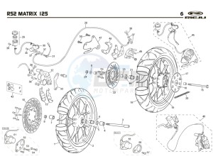 RS2-125-MATRIX-RED drawing WHEEL - BRAKES