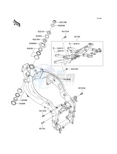 ZX 636 C [NINJA ZX-6R] (C1) C1 drawing FRAME