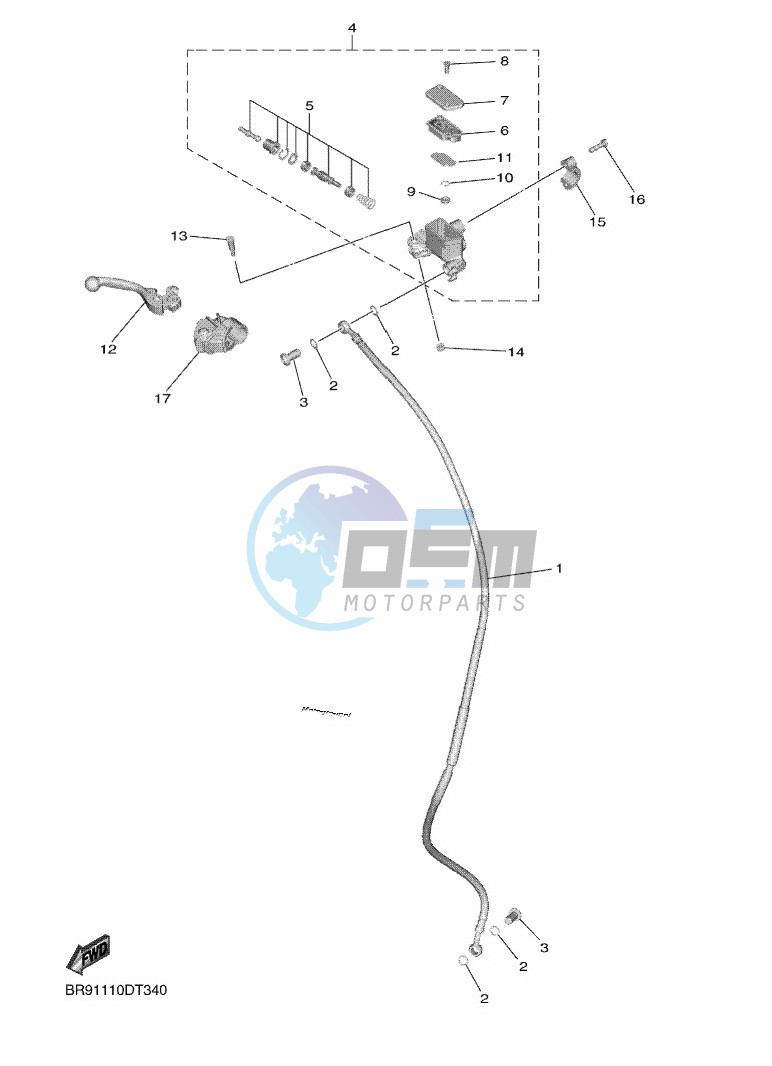 FRONT MASTER CYLINDER