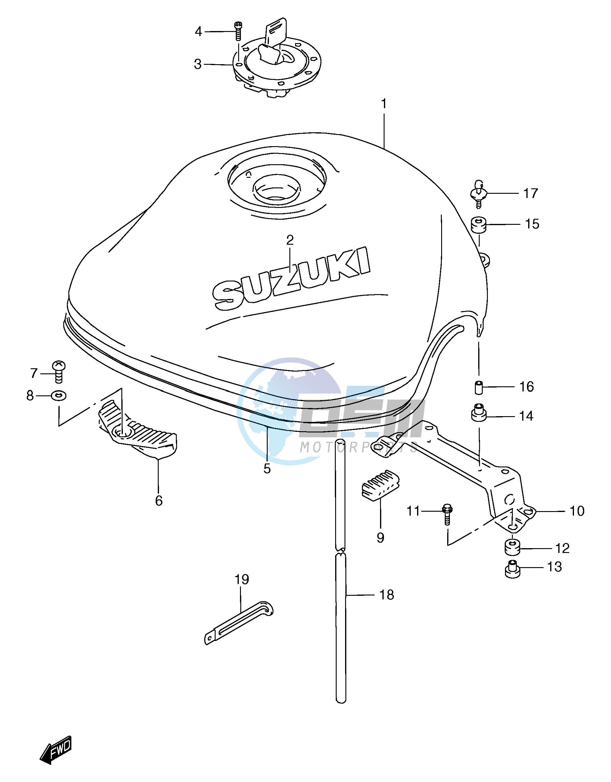 FUEL TANK (MODEL Y)