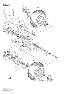 LT-Z90 (P19) drawing REAR WHEEL