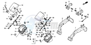 GL1800 drawing AIR DUCT (GL1800A1/A2/A3/ A4/A5)