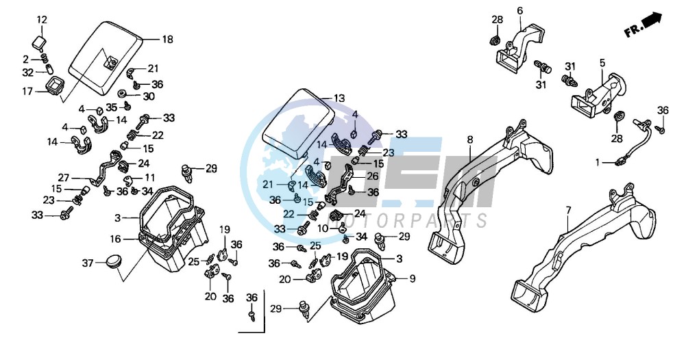 AIR DUCT (GL1800A1/A2/A3/ A4/A5)