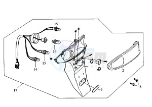 ATTILA - 150 cc drawing TAILLIGHT