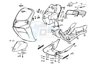 ATLANTIS - 100 cc drawing FRONT BODY