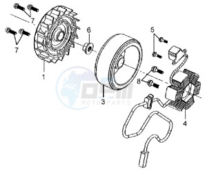 MIO 50 drawing MAGNETO / FLYWHEEL