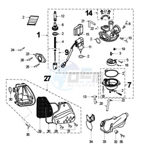 VIVA SL2CA drawing CARBURETTOR