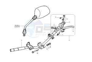 Typhoon 50 drawing Handlebar