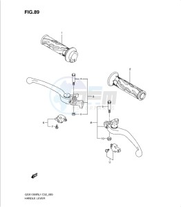 GSX1300R drawing HANDLE LEVER