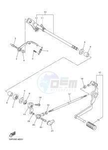 FZ8-N FZ8 (NAKED) 800 (2SH5) drawing SHIFT SHAFT