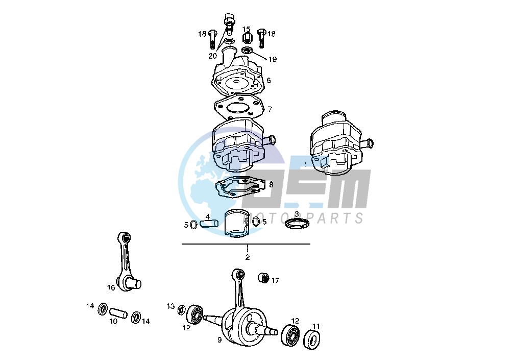 CRANKSHAFT-CYLINDER