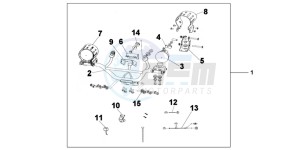 XL700VB drawing FRONT FOG LIGHT