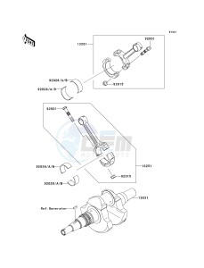 KVF 750 E [BRUTE FORCE 750 4X4I NRA OUTDOORS] (E8F-E9FA) E9FA drawing CRANKSHAFT