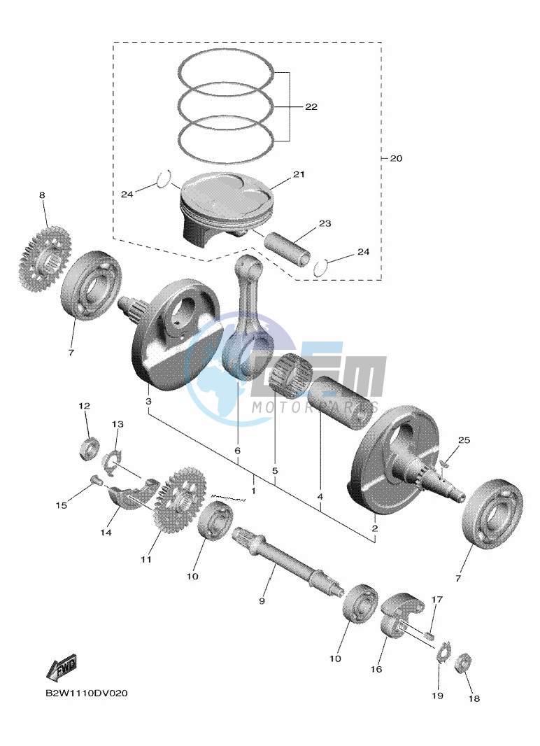 CRANKSHAFT & PISTON