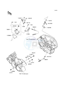 KSV 700 B [KFX 700] (B6F-B9F) B7F drawing GEAR CHANGE MECHANISM