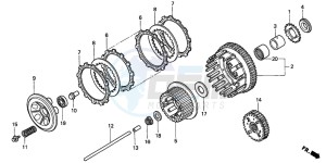 VT1100C2 drawing CLUTCH