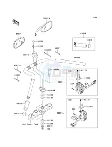 VN 1700 A [VULCAN 1700 VOYAGER] (9FA) A9FA drawing HANDLEBAR