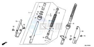 CRF50FC drawing FRONT CUSHION