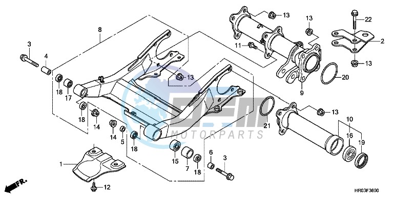 REAR BRAKE MASTER CYLINDER