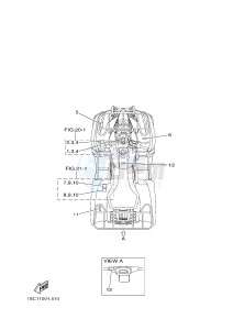 YFM300 RAPTOR 300 (1SC2 1SC3 1SC1 1SC1) drawing EMBLEM & LABEL 4