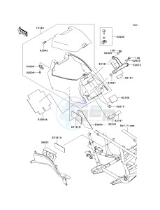 KVF 650 B [PRAIRIE 650 4X4 ADVANTAGE CLASSIC] (B1) [PRAIRIE 650 4X4 ADVANTAGE CLASSIC] drawing SIDE COVERS