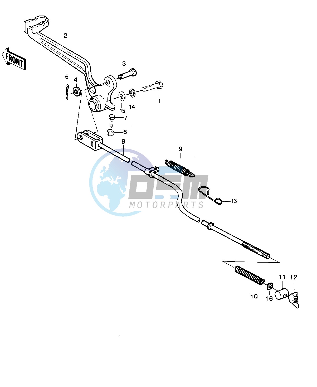 BRAKE PEDAL -- 81KDX250-B1- -