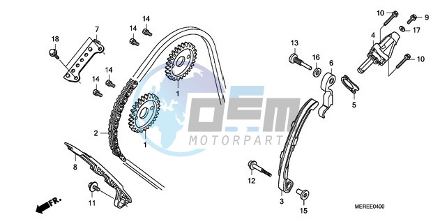 CAM CHAIN/TENSIONER