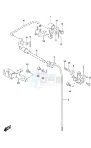 DF 20A drawing Clutch Rod Remote Control