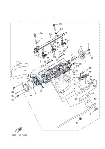 YXZ1000ES YXZ10YPSG YXZ1000R EPS SPECIAL EDITION (2HC8) drawing THROTTLE BODY ASSY 1