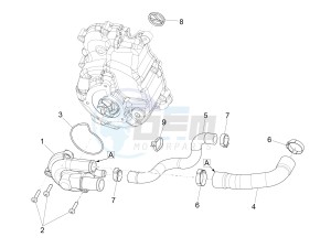 GTS 300 ie ABS (NAFTA) drawing Cooler pump