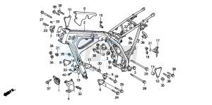 NX250 drawing FRAME BODY