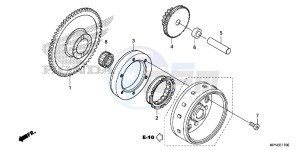 GLR1251WHF CB125F UK - (E) drawing STARTING GEAR