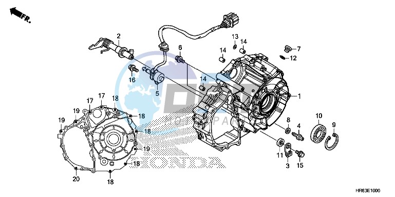 REAR CRANKCASE COVER