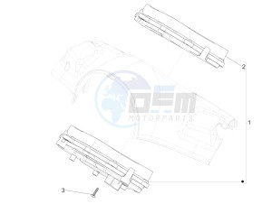 Primavera 50 2T (EMEA, APAC) drawing Meter combination - Cruscotto