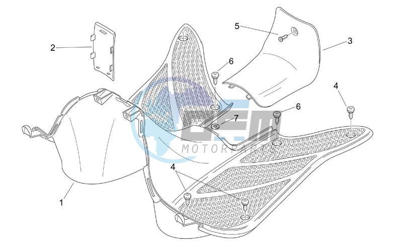 Central body - Floor panel