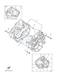 T135 T135FI CRYPTON X (5D67) drawing CRANKCASE