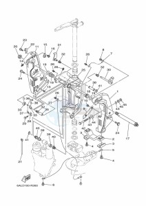 FL225BETX drawing FRONT-FAIRING-BRACKET