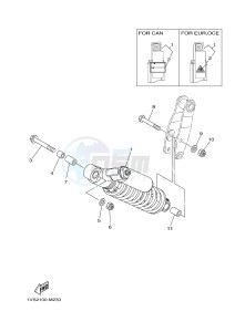 YFM700R YFM7RSED RAPTOR 700 SPECIAL EDITION (1VS2 1VS3 1VS4) drawing REAR SUSPENSION