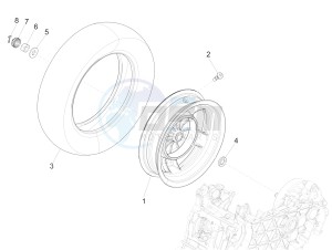 PRIMAVERA 150 4T 3V IE NOABS E3 (NAFTA) drawing Rear wheel