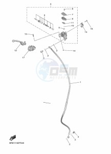 YZ250F (B7BG) drawing FRONT MASTER CYLINDER