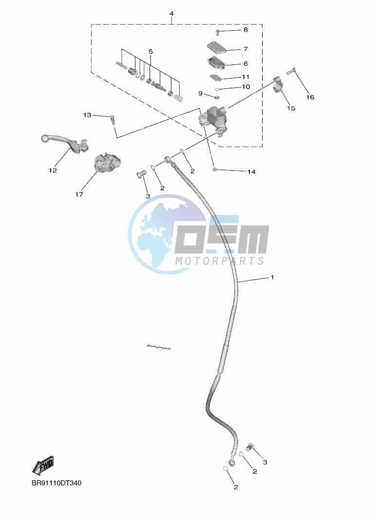 FRONT MASTER CYLINDER