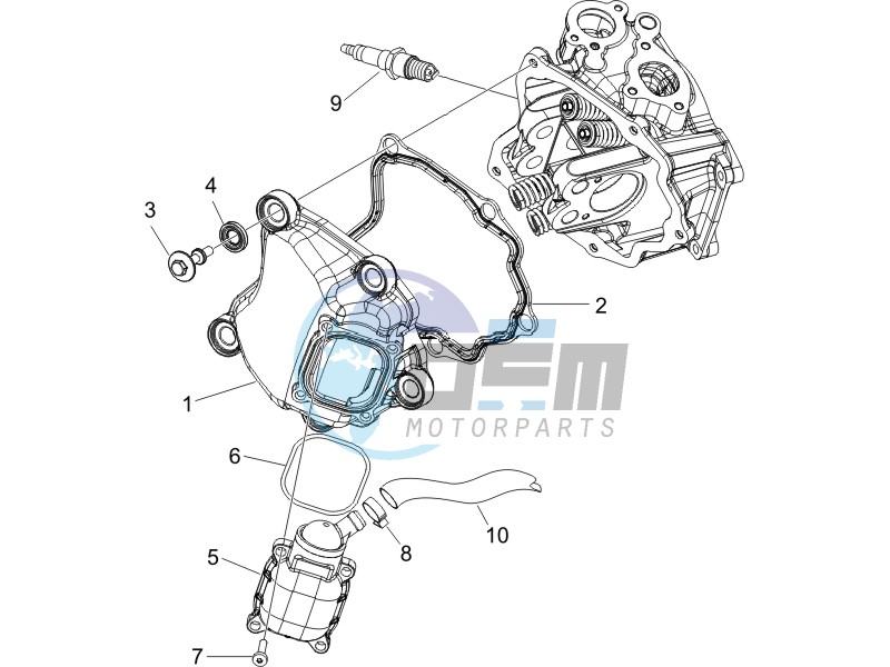 Cylinder head cover