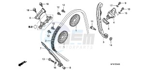 CB1000RB drawing CAM CHAIN/ TENSIONER